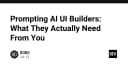 Nghệ thuật Prompting cho AI UI Builders: Bí quyết để hiện thực hóa ý tưởng thiết kế chính xác