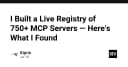 Giải mã hệ sinh thái MCP: Phân tích từ registry thực tế với hơn 750 máy chủ