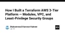 Xây dựng hạ tầng AWS 3-Tier chuẩn chuyên gia: Tối ưu hóa Terraform, VPC và bảo mật Least-Privilege