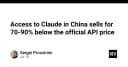 Thị trường ngầm API Claude: Khi giá bán thực tế thấp hơn tới 90% so với niêm yết của Anthropic