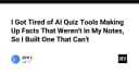 Chấm dứt tình trạng AI 'ảo tưởng' dữ liệu: Xây dựng công cụ Quiz cá nhân hóa với độ chính xác tuyệt đối