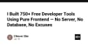 Xây dựng hệ sinh thái 750+ công cụ lập trình chỉ với Frontend: Tư duy Zero-Backend và bài học về hiệu suất