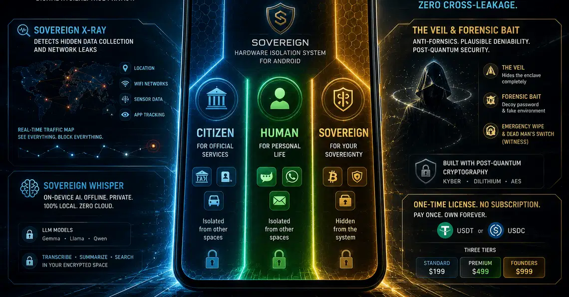 Sovereign: Giải pháp cách ly phần cứng và vệ sinh số toàn diện trên Android