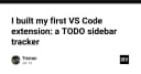 Hành trình xây dựng VS Code Extension đầu tay: Tự động hóa quản lý TODO với Sidebar Tracker