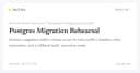 Trước khi chạy DDL: Những tiêu chuẩn vàng cho một buổi tổng duyệt Postgres Migration